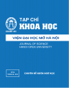 Tạp chí Khoa học Viện Đại học Mở Hà Nội số 06 tháng 08.2016